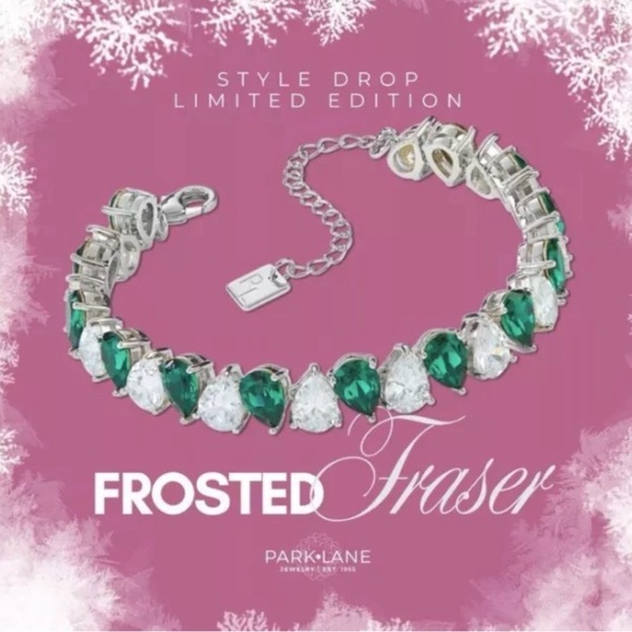 Park Lane Authentic Frosted Fraser Tennis Bracelet! BNIB!! - Picture 2 of 10